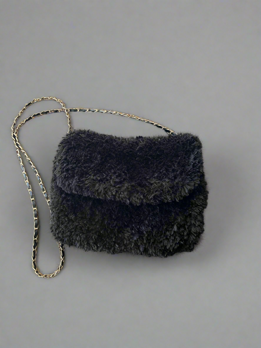 NEW! Fur Crossbody Bag