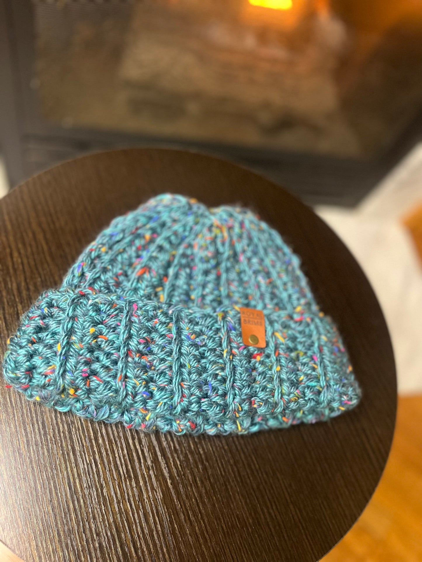 Blue Lagoon Tweed Beanie