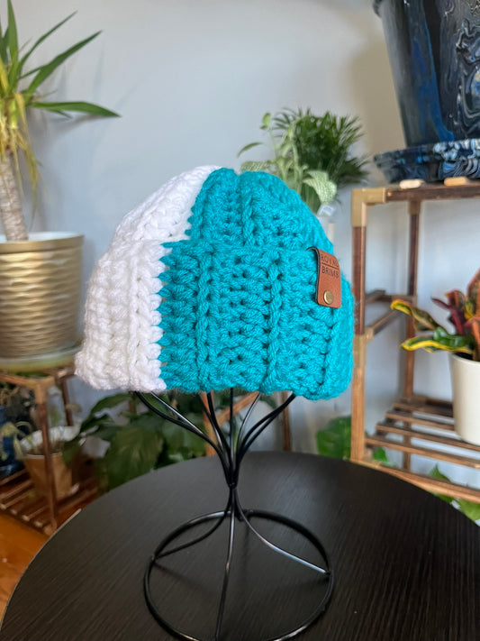 Two Toned Beanie- Skyline