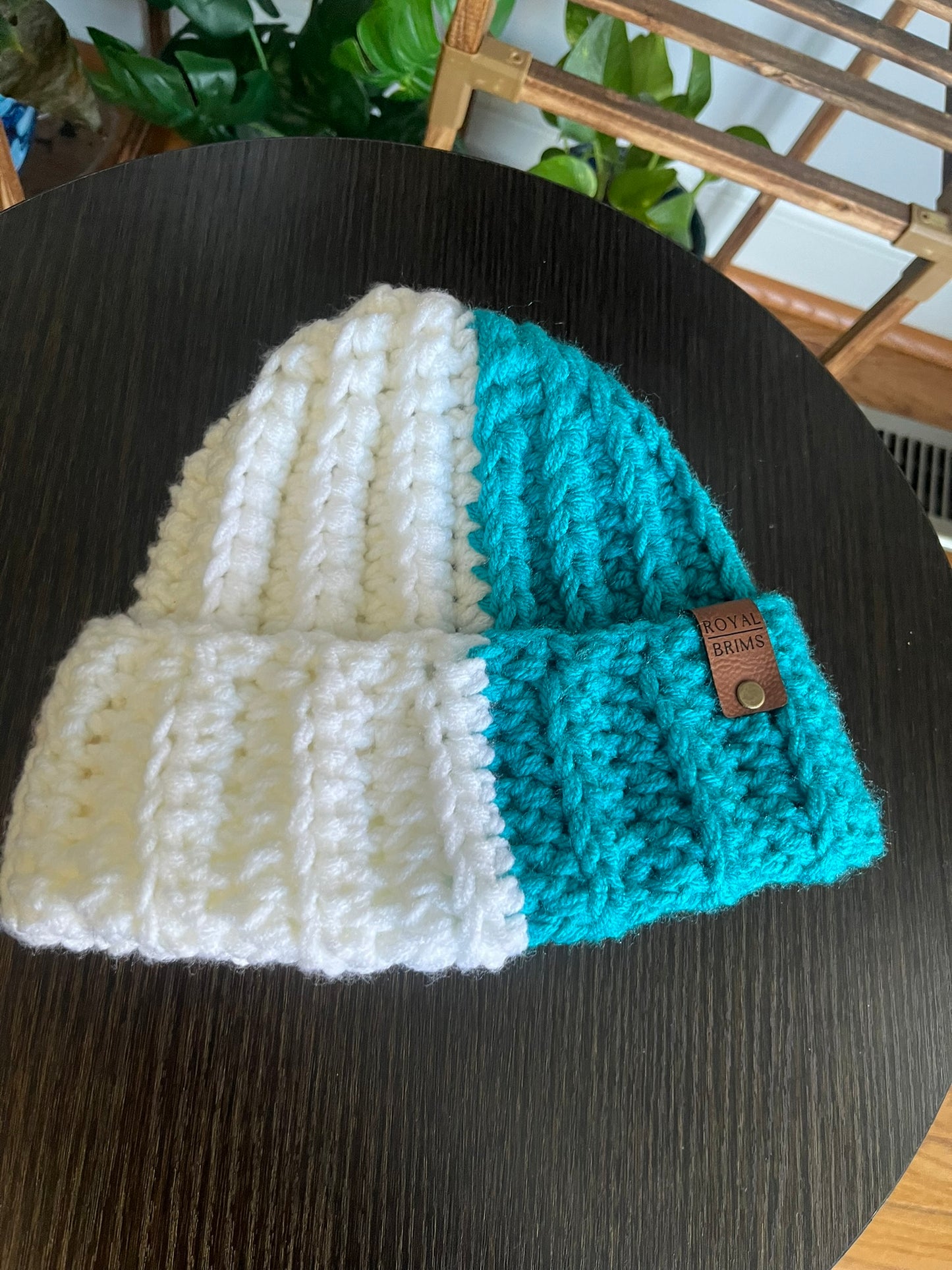 Two Toned Beanie- Skyline