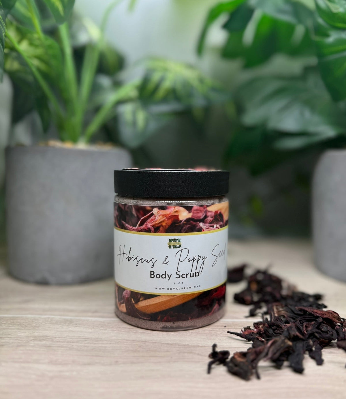 Hibiscus & Poppy Seed Scrub