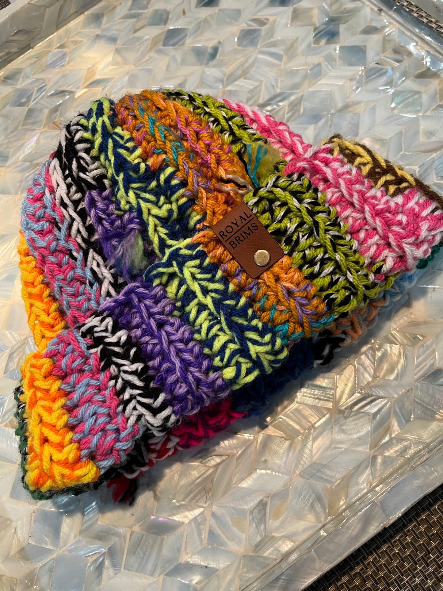 Custom Abstract Beanie- 1 of 1