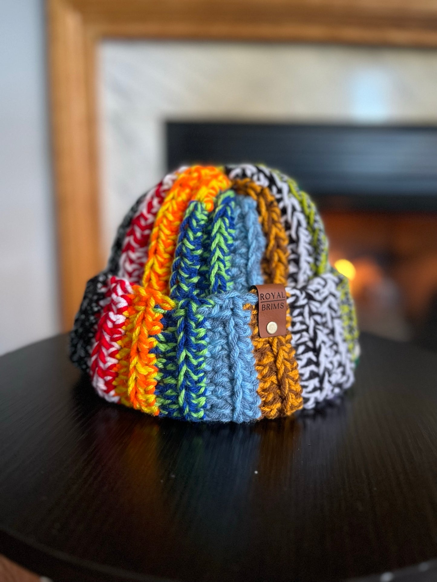 Custom Abstract Beanie- 1 of 1